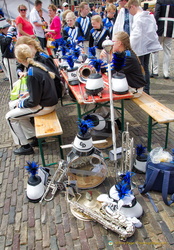 Assembly area for Delft Blue Day celebrations